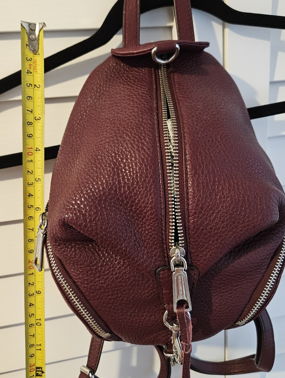 Rebecca Minkoff Burgundy Mini Backpack - Picture 11 of 12